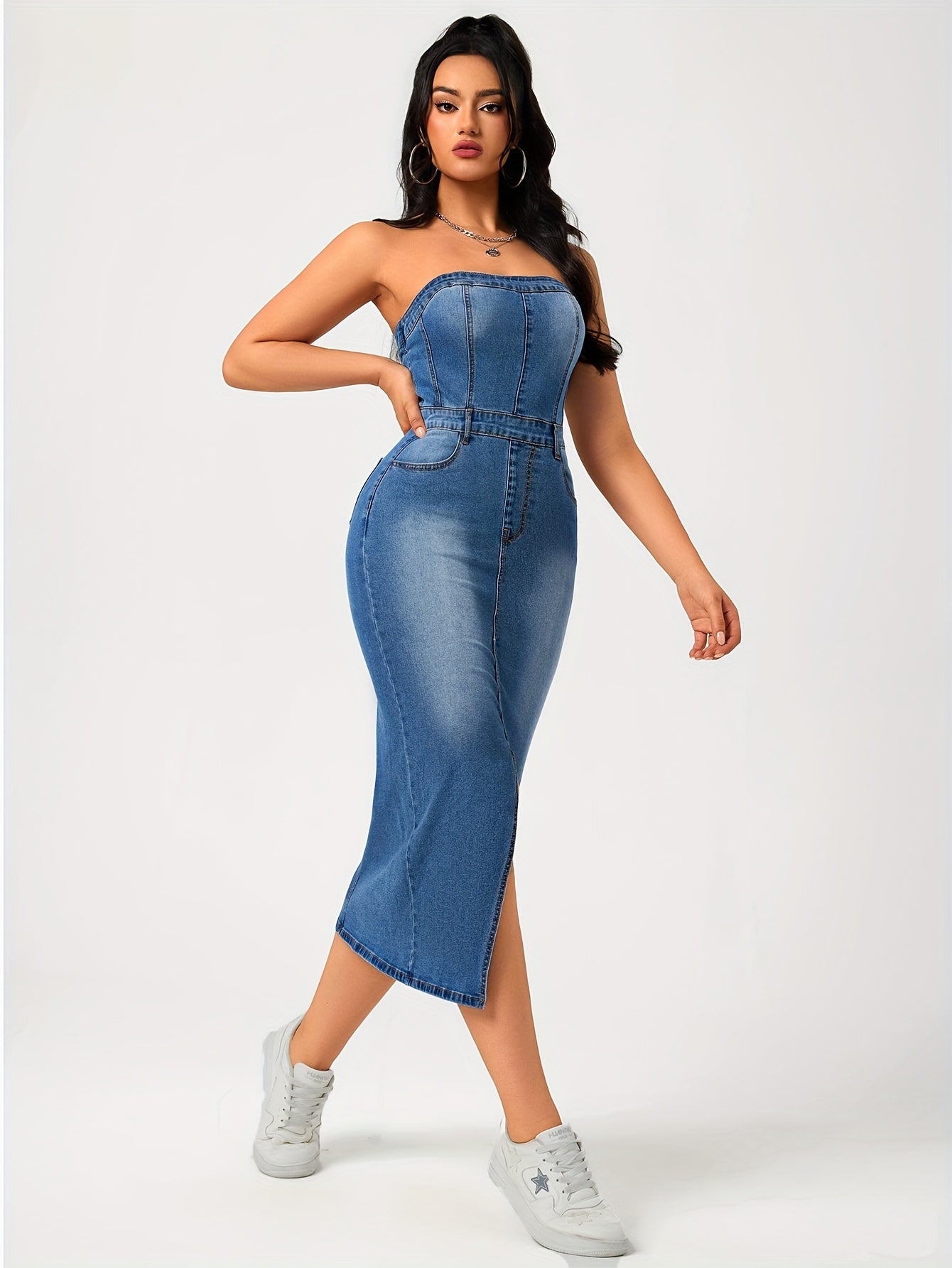 Victoria - Denim dress