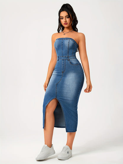 Victoria - Denim dress