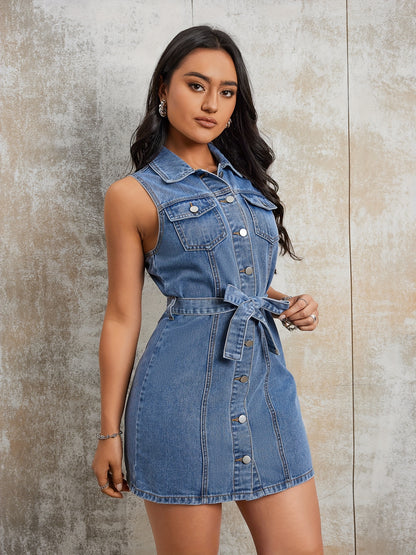 Mary - Denim dress