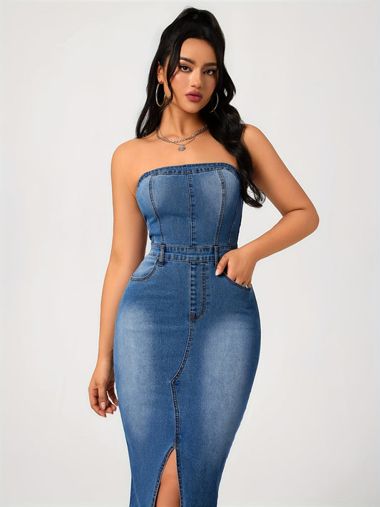 Victoria - Denim dress